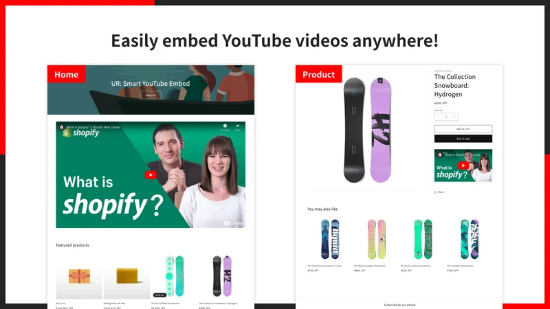 UR: Smart YouTube Embed