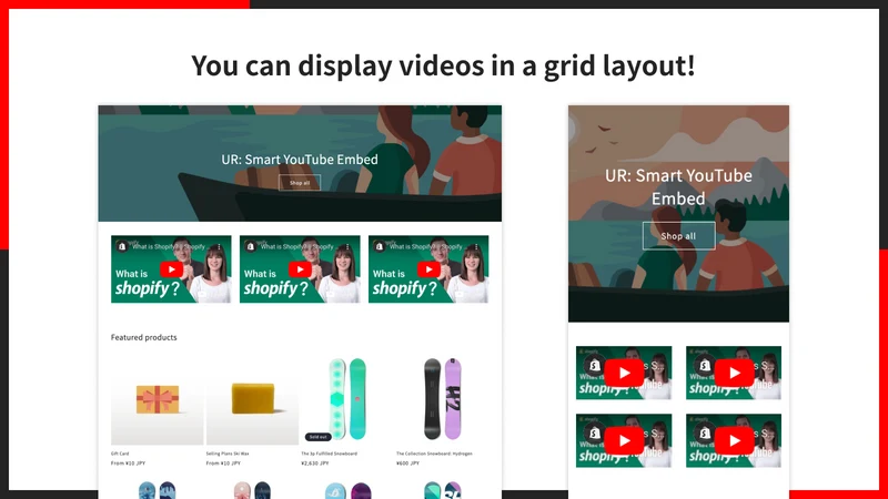 UR: Smart YouTube Embed