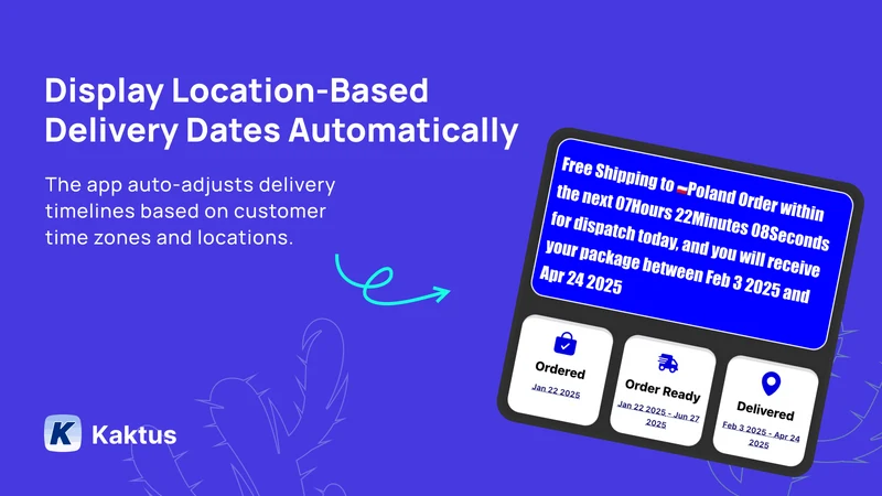 K: Estimated Delivery Date+ETA