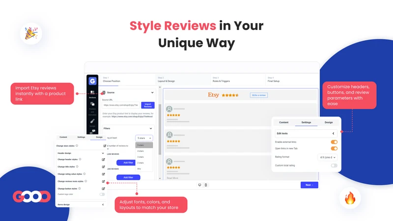 GA: Etsy Reviews Importer