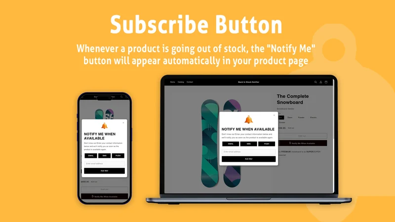 Bell: Back In Stock Notifier