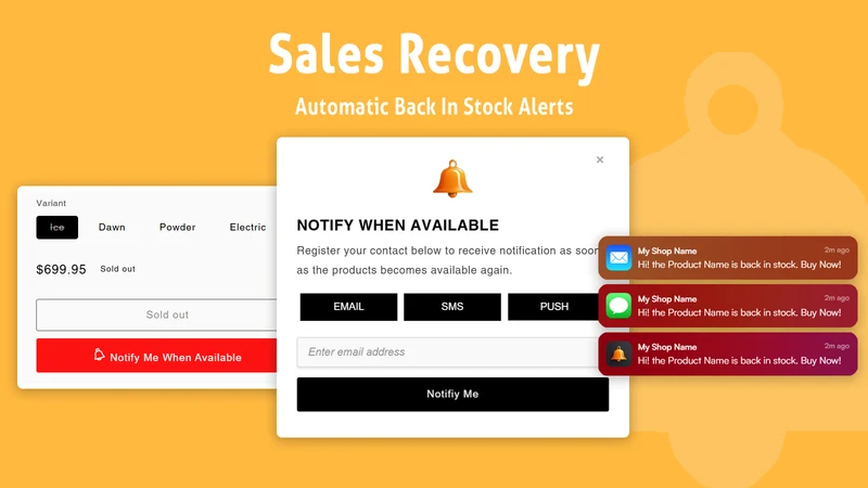 Bell: Back In Stock Notifier