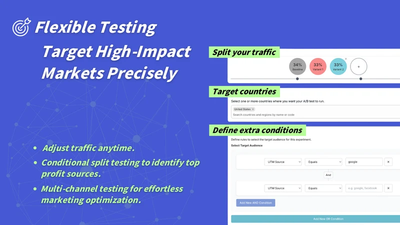 ABPilot AB Testing | UTM Track