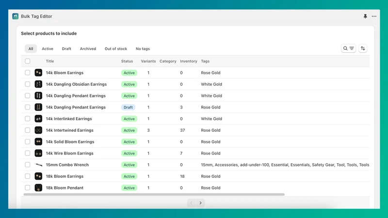 QuantumTagger: Bulk Tag Editor