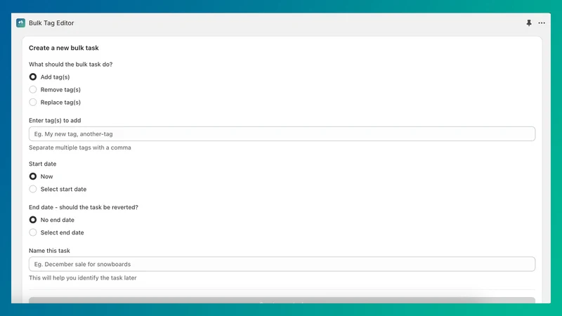 QuantumTagger: Bulk Tag Editor