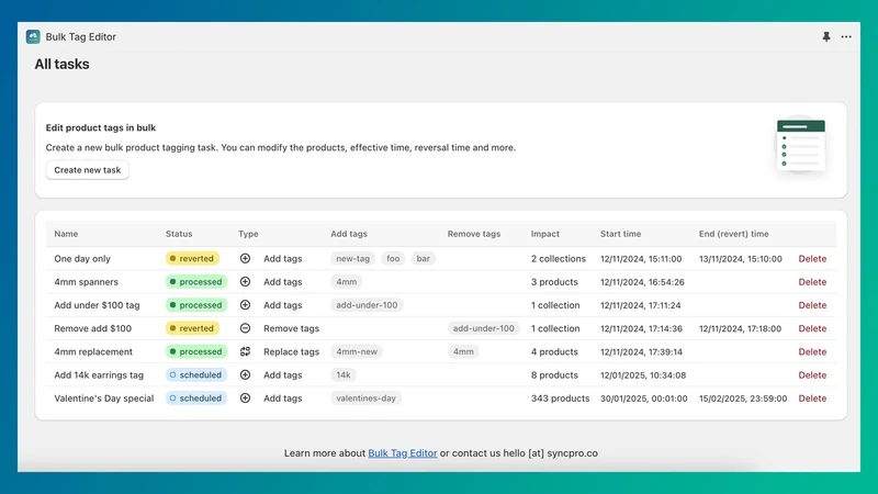 QuantumTagger: Bulk Tag Editor