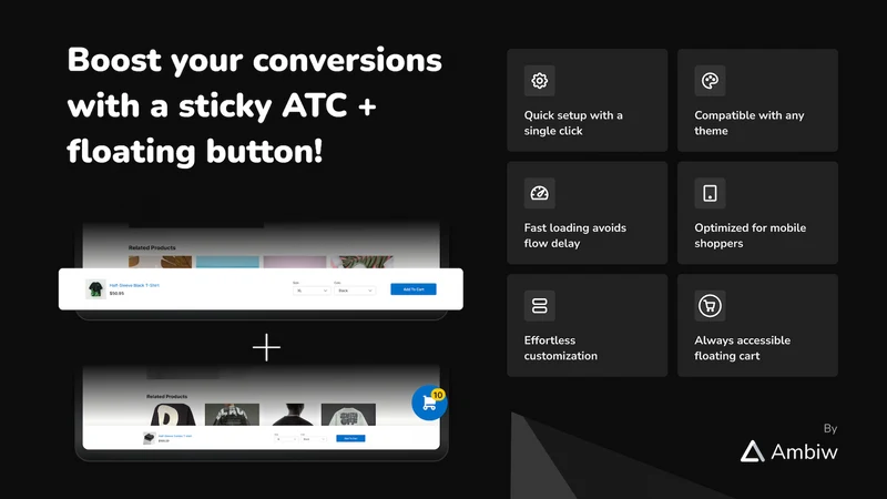 Ambiw‑Sticky Add To Cart