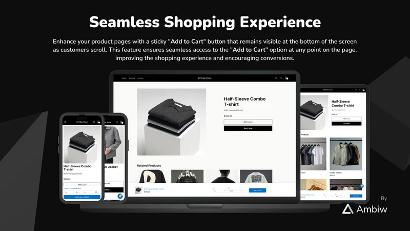 Ambiw‑Sticky Add To Cart