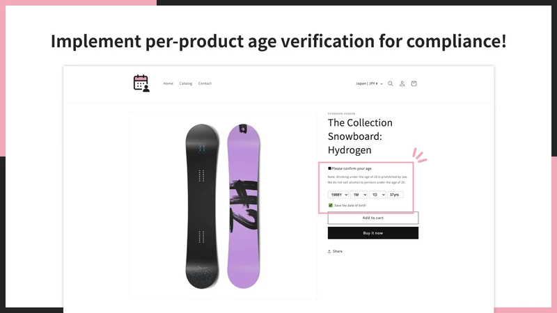UR:DOB Age Verification