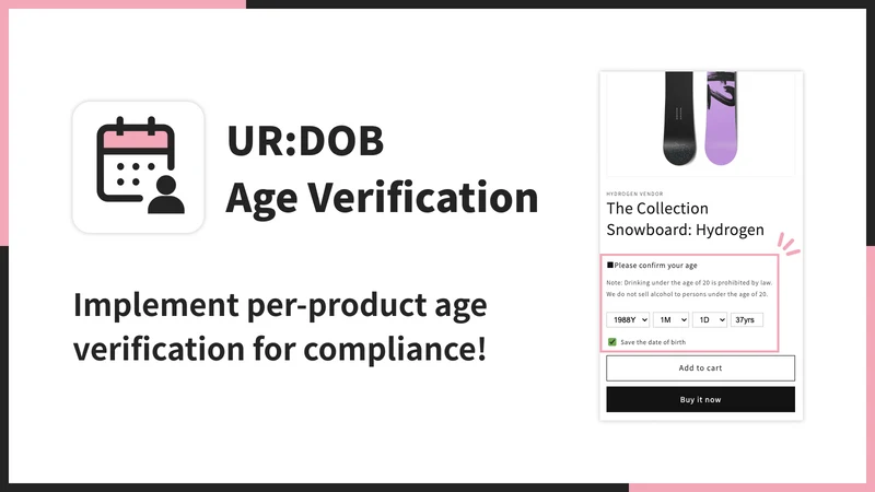 UR:DOB Age Verification