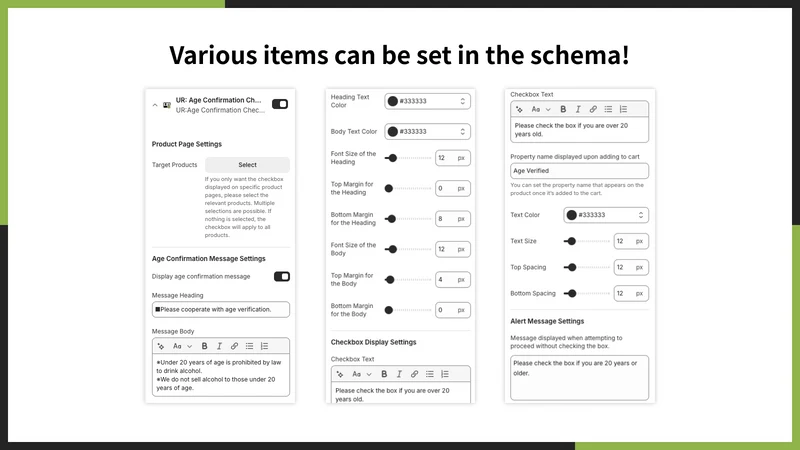 UR: Age Verification Checkbox