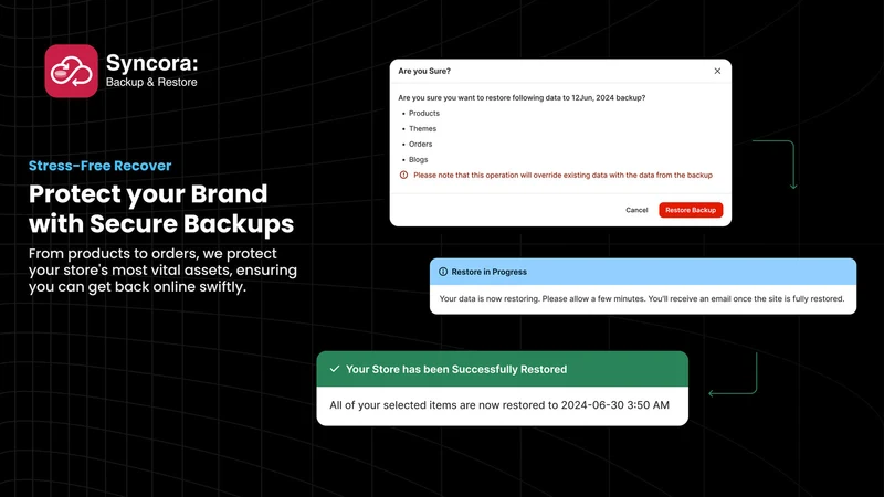 Syncora: Backup & Restore