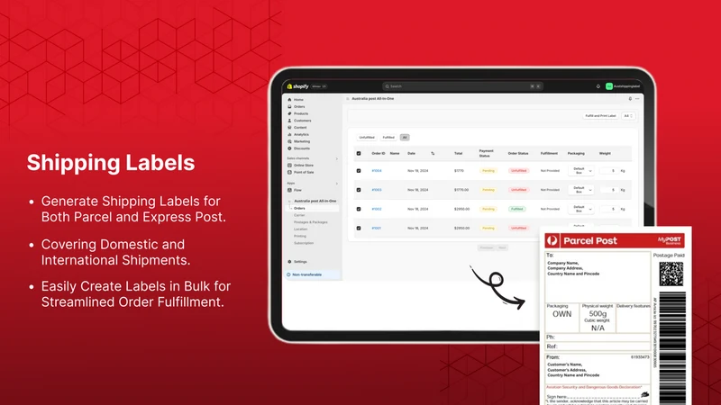 All In One Australia Post Ship