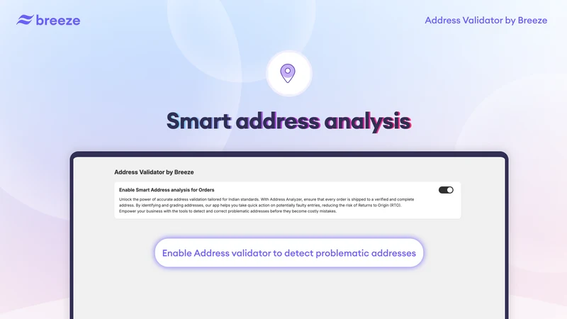 Breeze.in ‑ Address Validator