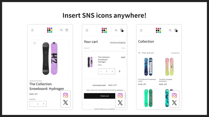 UR: Smart Sticky SNS Icon