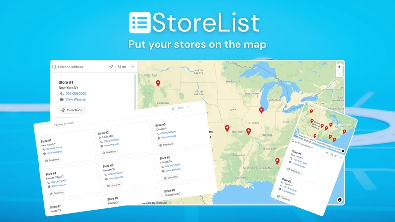 SL Store Locator Map