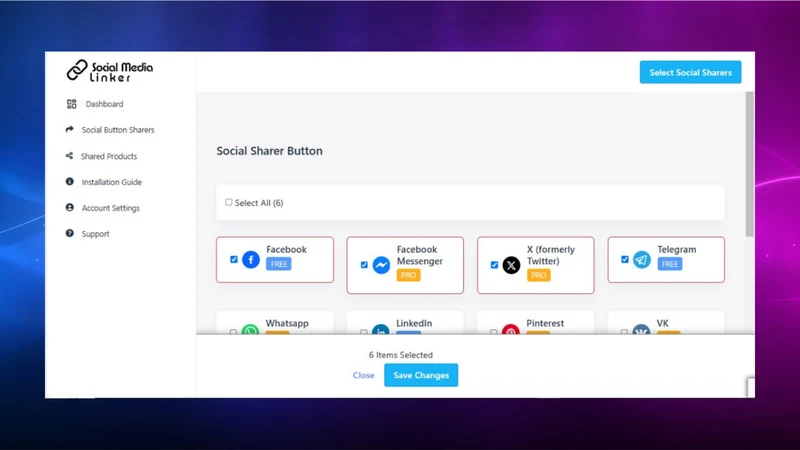 NSM Social Media Linker