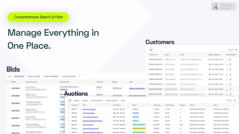 Seamlessly Auction