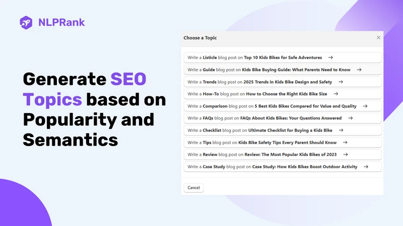 NLPRank: AI SEO Blog Post