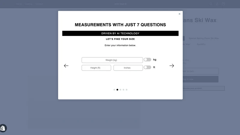 Mirrorsize QuickMeasure