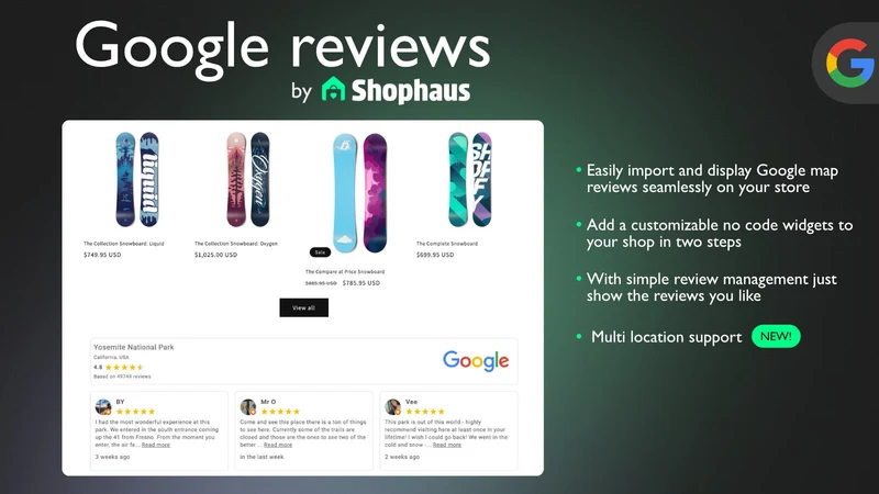 Shophaus Google reviews