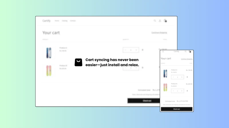 Firecart: Persistent Cart Sync