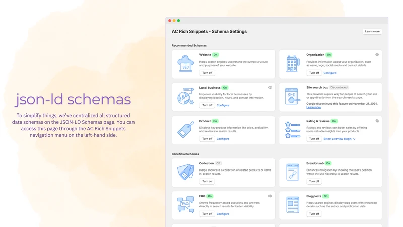 AC Rich Snippets ‑ JSON+LD SEO