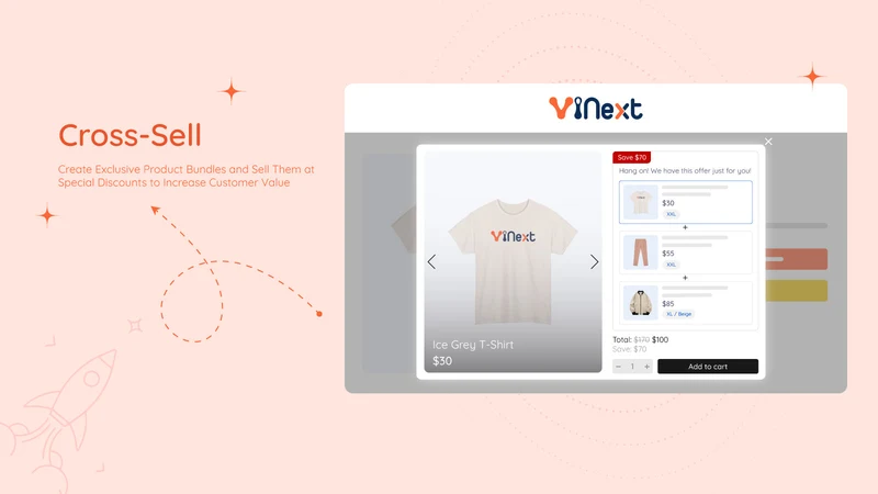 ViNext Upsell, Bundle, Funnel