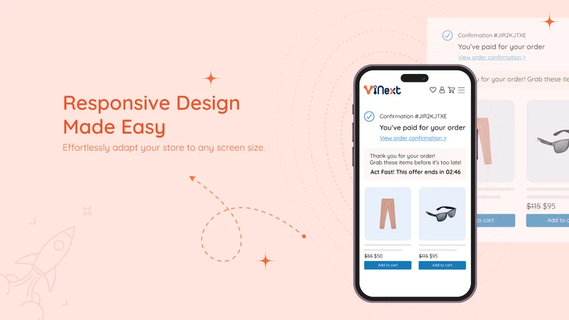 ViNext Upsell, Bundle, Funnel