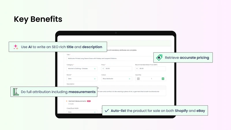 Thriftify: AI Listing
