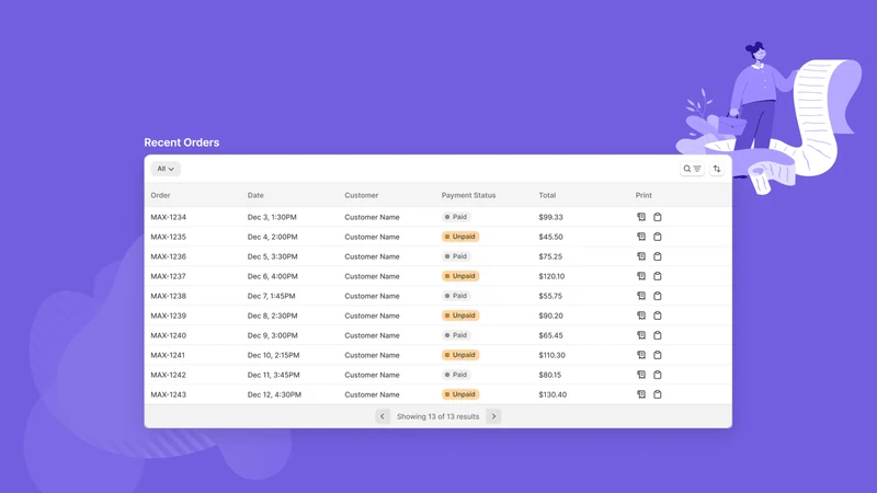 Tecmyer: PDF Invoice