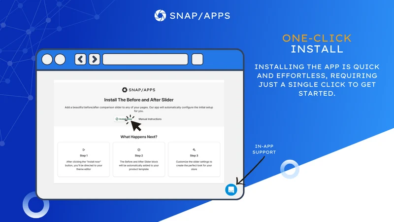 Snap: Before and After Slider