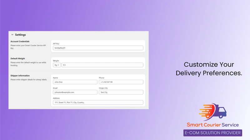Smart Courier Service