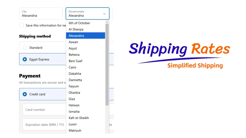 EGXPRESS Shipping