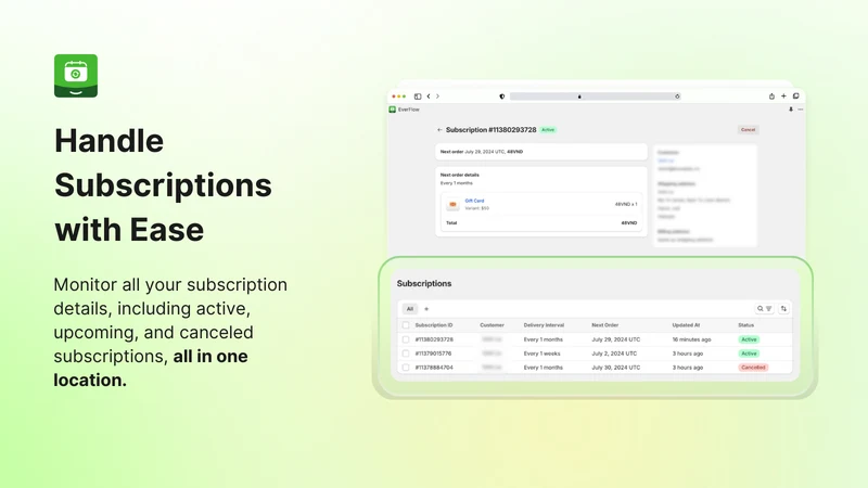 QuickSub Subscriptions