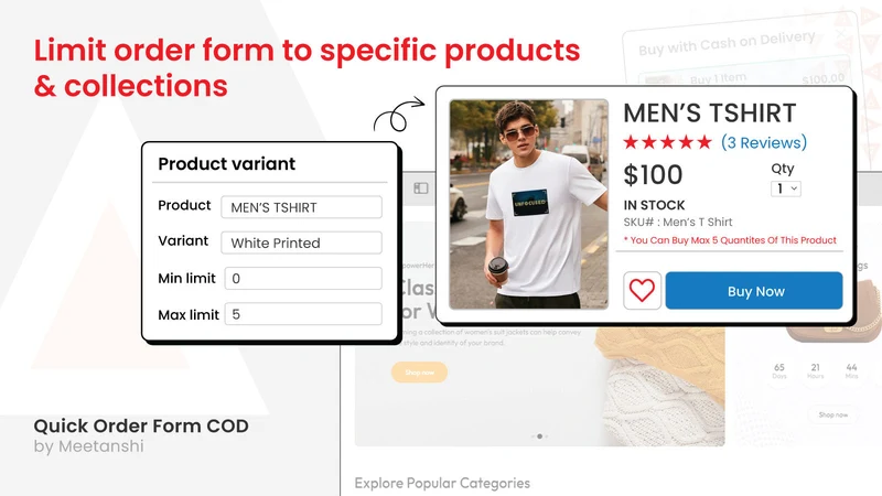 MIT Quick Order Form COD