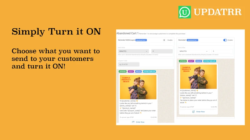 Updatrr WhatsApp AI Automation