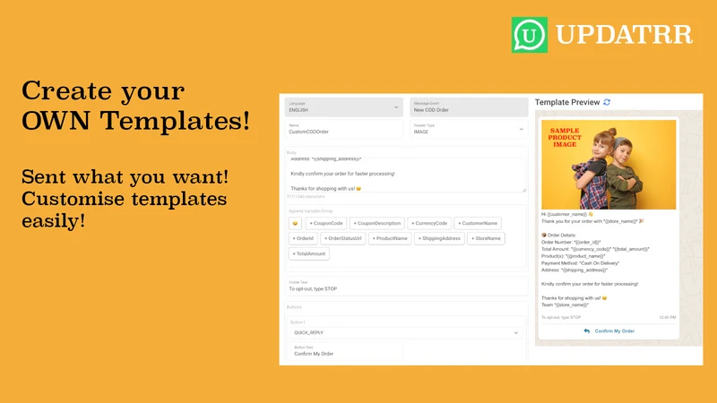 Updatrr WhatsApp AI Automation