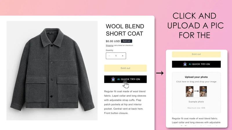 Dressapp One‑Click Try‑Ons