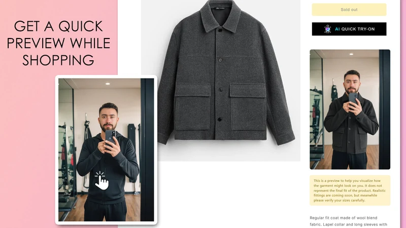 Dressapp One‑Click Try‑Ons