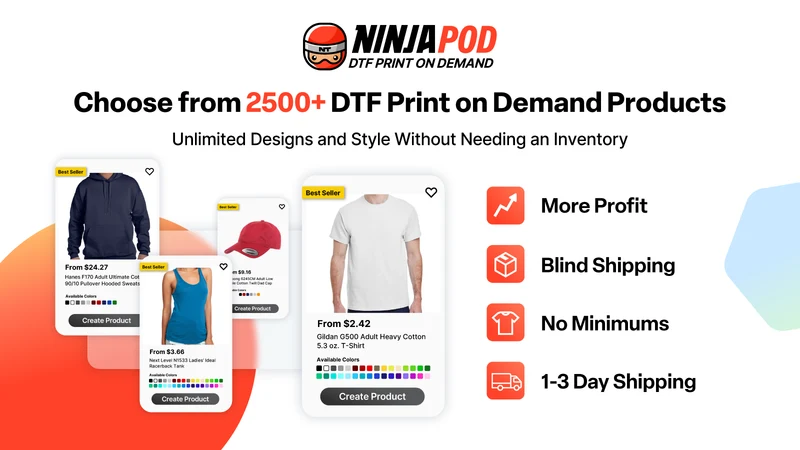 NinjaPOD: DTF Print on Demand
