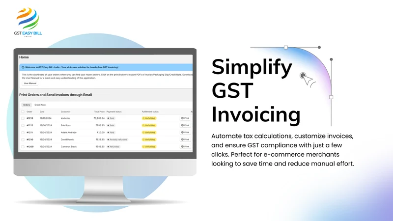 GST Easy Bill India