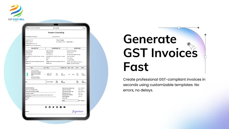 GST Easy Bill India