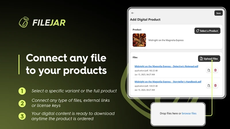 FileJar ‑ Digital Downloads
