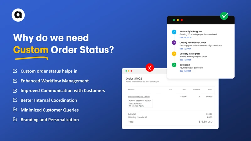 COS : Custom Order Status