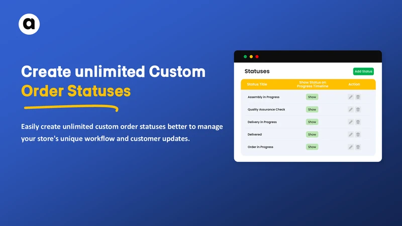 COS : Custom Order Status