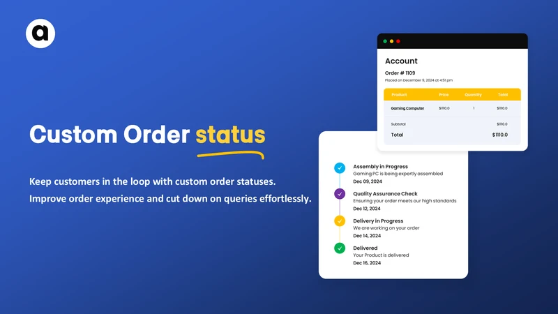 COS : Custom Order Status