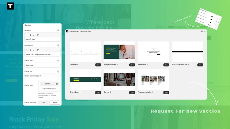 Themepack: Theme Sections