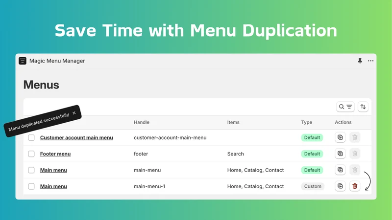Magic Menu Manager: Bulk Edit