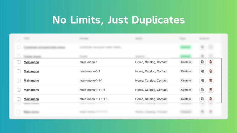 Magic Menu Manager: Bulk Edit